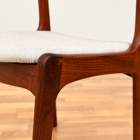 Set of 8 chairs made of teak, 1950s-60s, Denmark - Beyo Vintage