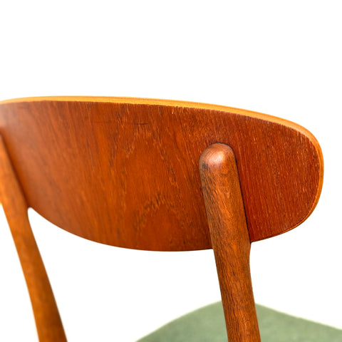 Set of 8 dining chairs in teak by Skive Møbelfabrik, 1950s-60s, Denmark - Beyo Vintage