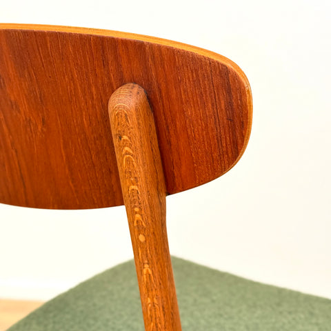 Set of 8 dining chairs in teak by Skive Møbelfabrik, 1950s-60s, Denmark - Beyo Vintage