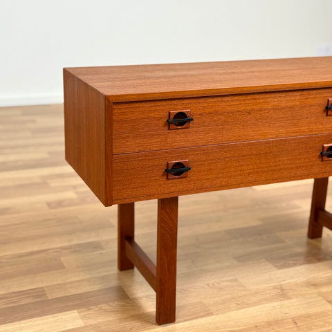 Side table / Hall bench in teak, 1950s-60s, Sweden - Beyo Vintage