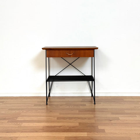 Side table / Nightstand in teak, 1950s-60s, Sweden - Beyo Vintage