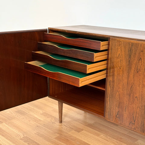 Sideboard in Santos rosewood by Omann Jun A/S, 1950s-60s, Denmark - Beyo Vintage