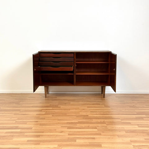Sideboard in Santos rosewood by Omann Jun A/S, 1950s-60s, Denmark - Beyo Vintage