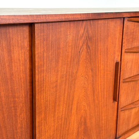 Sideboard in teak, 1950s-60s, Denmark - Beyo Vintage