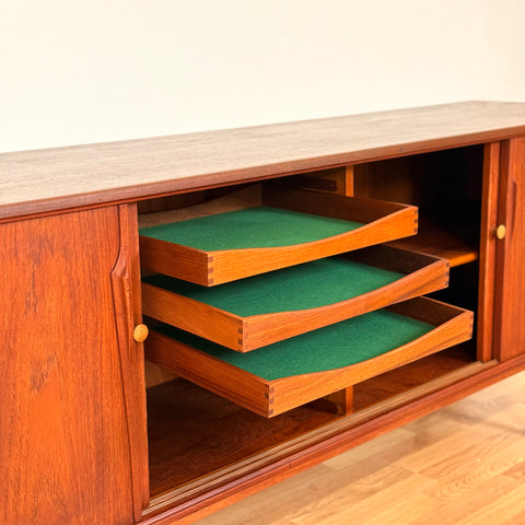 Sideboard in teak, 1950s-60s, Denmark