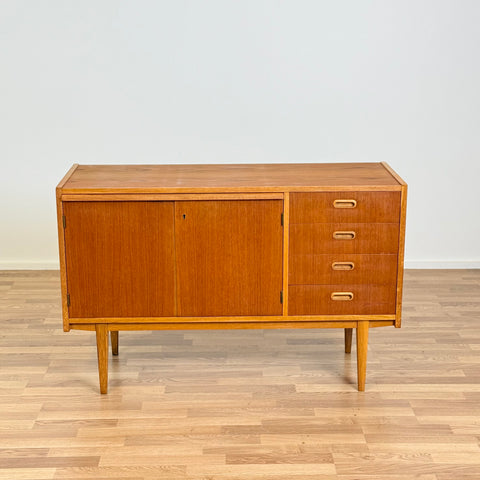 Sideboard, teak & oak, 1960s, Sweden - Beyo Vintage