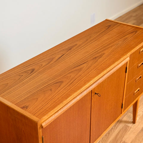 Sideboard, teak & oak, 1960s, Sweden - Beyo Vintage