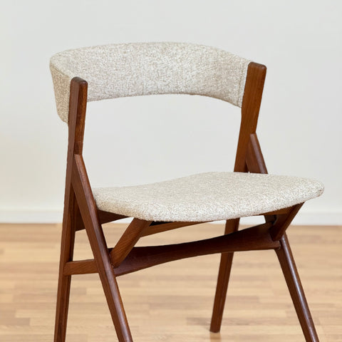 Single chair made of walnut, 1950s-60s, Denmark - Beyo Vintage