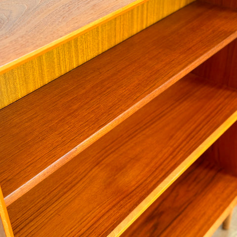 Small bookshelf in teak, 1950s-60s