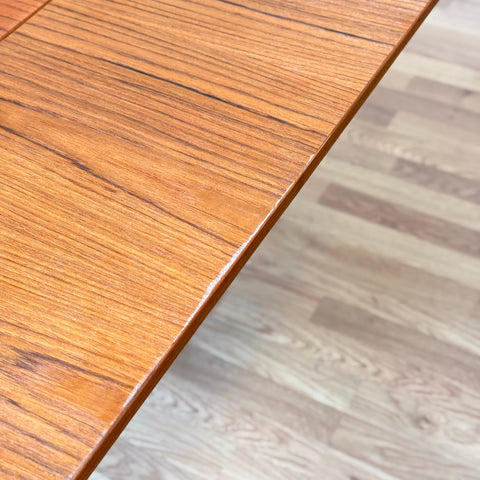 Small dining table in teak by Edsby Verken, 1950s-60s, Sweden - Beyo Vintage