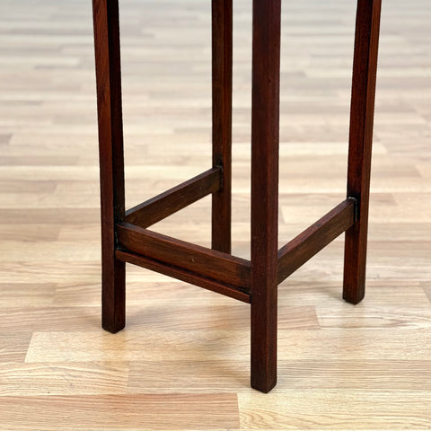 Small nest of 3 nest of tables in stained teak, 1950s-60s, Sweden - Beyo Vintage