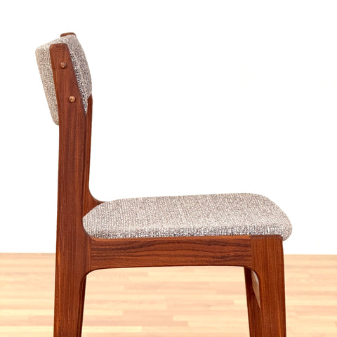 sold Set of 8 dining chairs in teak, 1950s-60s, Denmark - Beyo Vintage