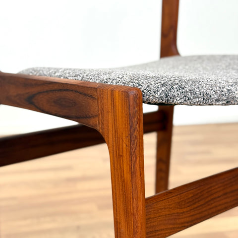 sold Set of 8 dining chairs in teak, 1950s-60s, Denmark - Beyo Vintage