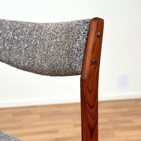 sold Set of 8 dining chairs in teak, 1950s-60s, Denmark - Beyo Vintage