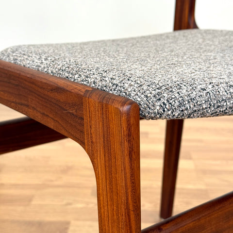 sold Set of 8 dining chairs in teak, 1950s-60s, Denmark - Beyo Vintage