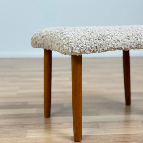 Stool in beech, 1950s-60s - Beyo Vintage