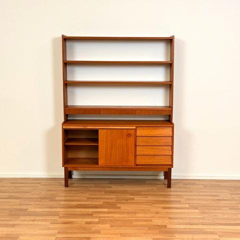 Swedish bookshelf in teak wood