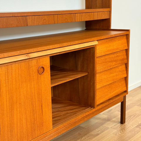 Swedish bookshelf in teak wood