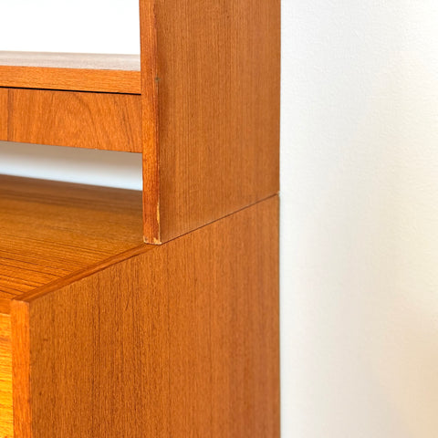 Swedish bookshelf in teak wood