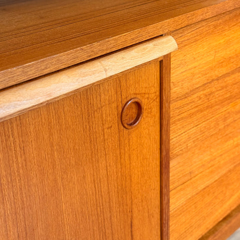 Swedish bookshelf in teak wood
