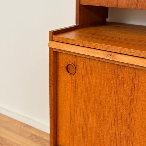 Swedish bookshelf in teak wood