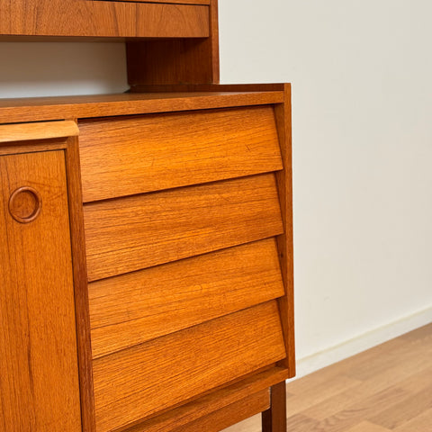 Swedish bookshelf in teak wood