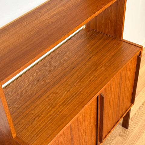 Bookshelf system in teak, 6 sections, 1950s-60s, Sweden - Beyo Vintage