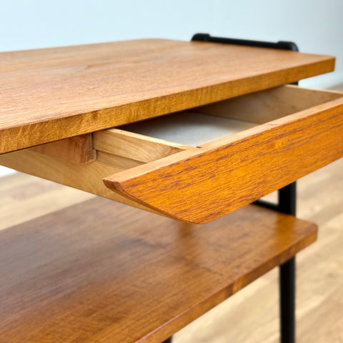 Hall table in teak, 1950s-60s, Sweden - Beyo Vintage