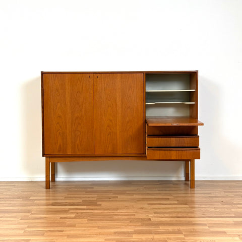 PRICE Highboard in teak, 1950s-60s, Sweden - Beyo Vintage