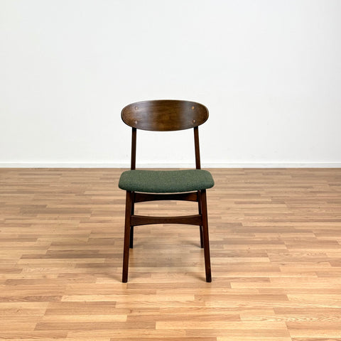 Set of 6 dining chairs in teak and beech, model Boel, Ikea, 1960s, Sweden - Beyo Vintage
