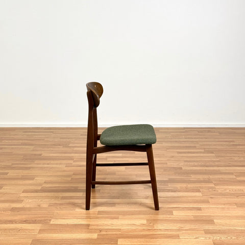 Set of 6 dining chairs in teak and beech, model Boel, Ikea, 1960s, Sweden - Beyo Vintage