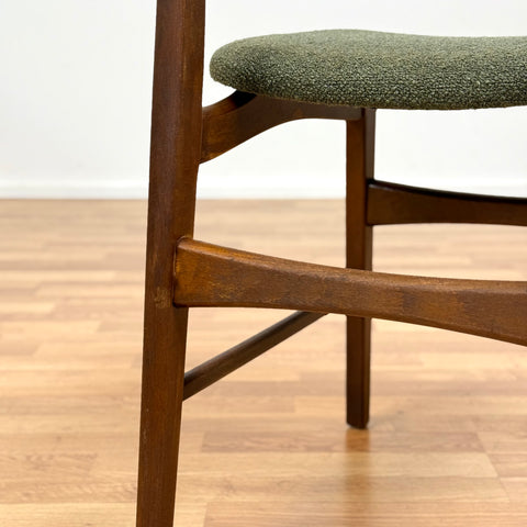 Set of 6 dining chairs in teak and beech, model Boel, Ikea, 1960s, Sweden - Beyo Vintage