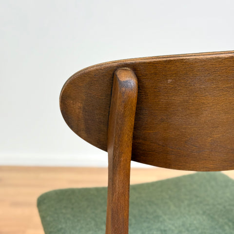 Set of 6 dining chairs in teak and beech, model Boel, Ikea, 1960s, Sweden - Beyo Vintage