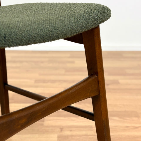 Set of 6 dining chairs in teak and beech, model Boel, Ikea, 1960s, Sweden - Beyo Vintage