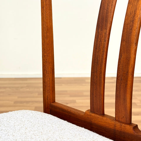 Set of 4 chairs made of solid teak, 1950s-60s,Sweden - Beyo Vintage