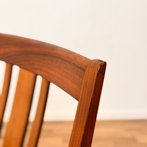 PRICE Set of 6 dining chairs in teak by J.L Möller, 1950s-60s, Denmark - Beyo Vintage