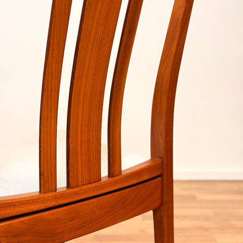 PRICE Set of 6 dining chairs in teak by J.L Möller, 1950s-60s, Denmark - Beyo Vintage