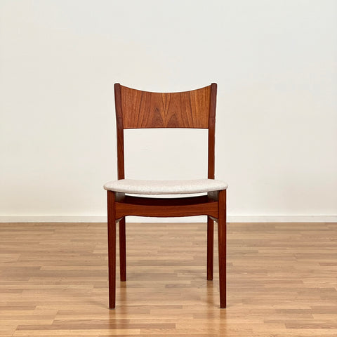 Swedish set of 6 dining chairs "Ole" in teak by IKEA
