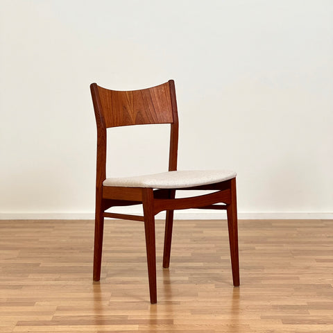 Swedish set of 6 dining chairs "Ole" in teak by IKEA