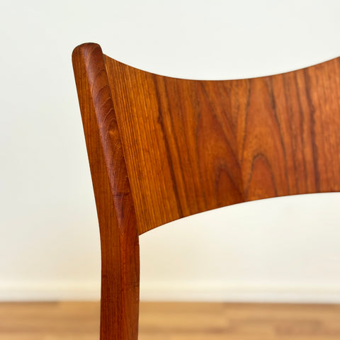 Swedish set of 6 dining chairs "Ole" in teak by IKEA