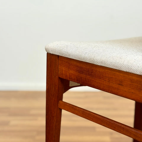 Swedish set of 6 dining chairs "Ole" in teak by IKEA