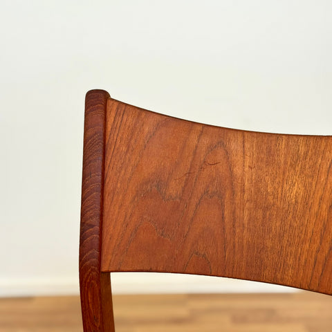 Swedish set of 6 dining chairs "Ole" in teak by IKEA