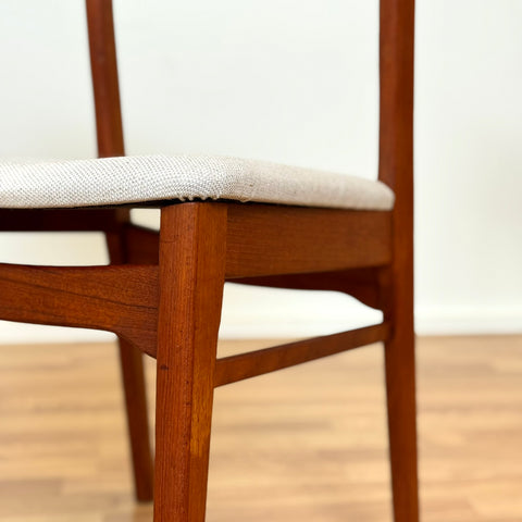 Swedish set of 6 dining chairs "Ole" in teak by IKEA