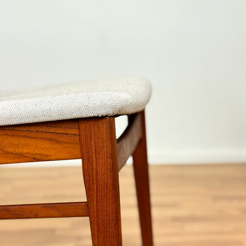 Swedish set of 6 dining chairs "Ole" in teak by IKEA