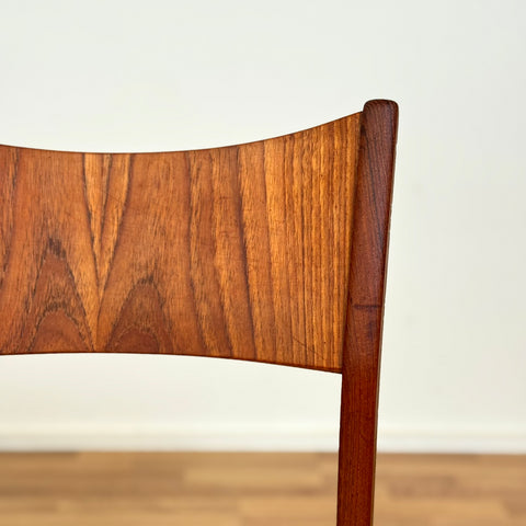 Swedish set of 6 dining chairs "Ole" in teak by IKEA