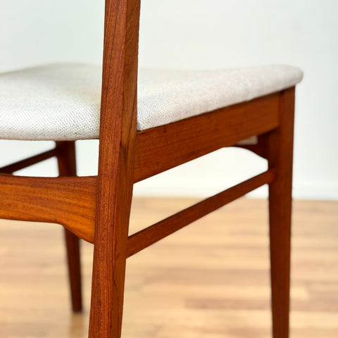 Swedish set of 6 dining chairs "Ole" in teak by IKEA