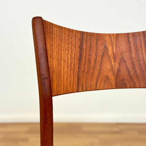 Swedish set of 6 dining chairs "Ole" in teak by IKEA