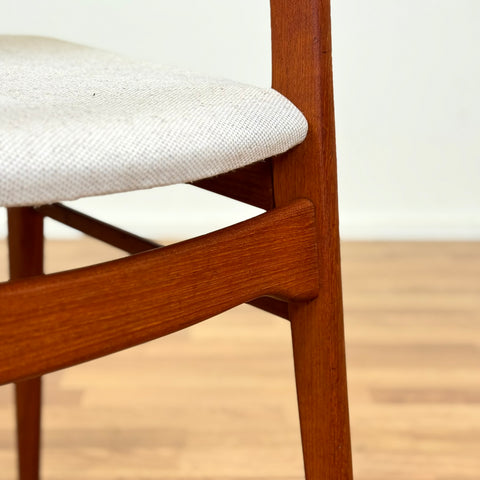 Swedish set of 6 dining chairs "Ole" in teak by IKEA