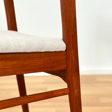 Swedish set of 6 dining chairs "Ole" in teak by IKEA