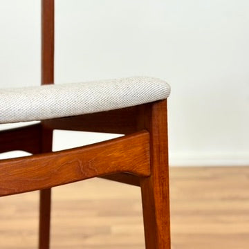 Swedish set of 6 dining chairs "Ole" in teak by IKEA